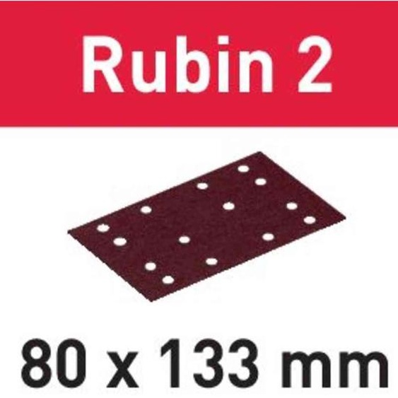 Abrasifs RUBIN 2 STF 80x133mm P180 RU2/50 - FESTOOL - 499053
