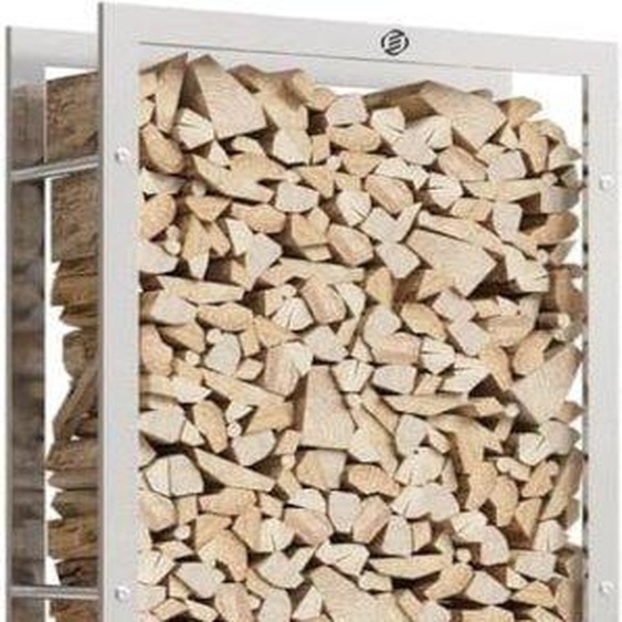 Abri à bois 80 x 28 x 222 cm en chêne pour le stockage du bois de chauffage