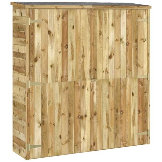 Abri à outils de jardin 163x50x171 cm Bois de pin solide