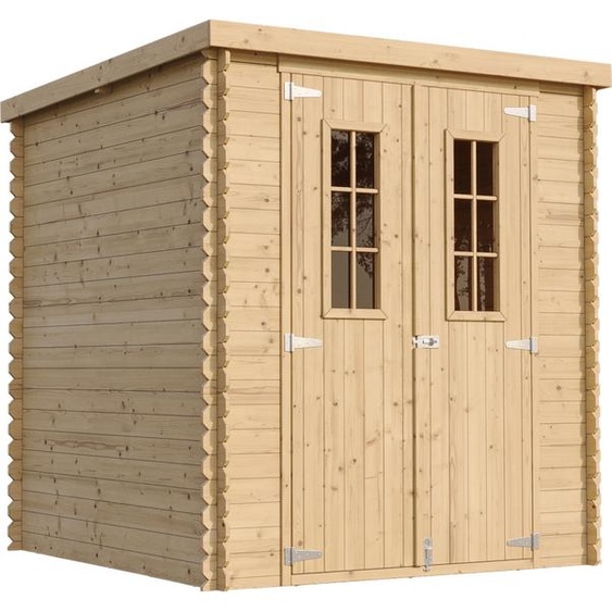 Abri de jardin en bois - L204xL204xH202 cm/ 3.53 m2 - TIMBELA M309C
