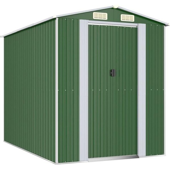 Abri de jardin Vert 192x274x223 cm Métal galvanisé