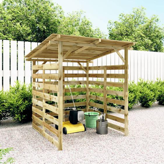 Abri de stockage du bois de chauffage Bois de pin imprégné