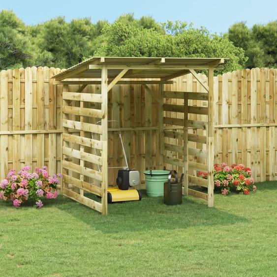 Abri de stockage du bois de chauffage Bois de pin imprégné