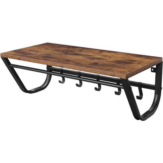 ACAZA Porte-Manteau Mural, 60 cm, vintage marron