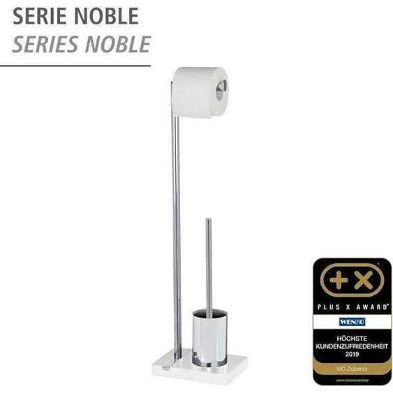 Accessoire de WC sur pied en acier inoxydable, 20 x 74 x 15 cm, chromé