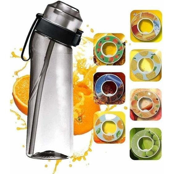 Accessoires boisson Bouteille Air Up - 650 ml - Gourde avec goût - Kit de démarrage avec 7 capsules dair - Gobelet anti-fuite pour la gym, la