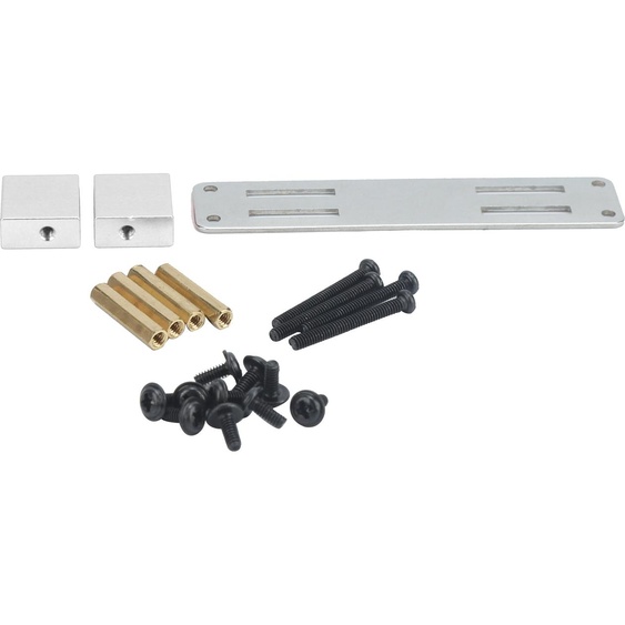 Accessoires de pièces de mise à niveau de classe de support fixé par métal de servo deà distance pour MN RC Car Argent