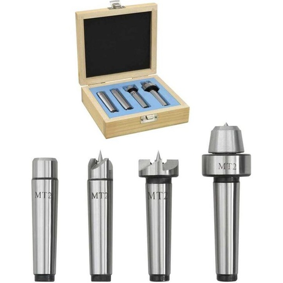 Accessoires de tournage 4 pces MT2 acier