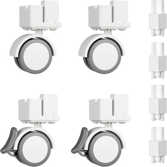 Accessoires universels pour roue, chariot et autres équipements pour cage de hamster 2.0, couleur blanche