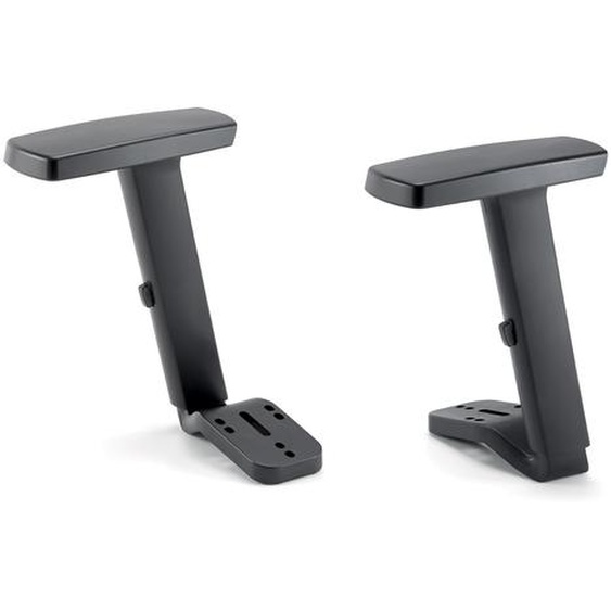 Accoudoirs 1D pour Siège de bureau Tekna - Noir - Hauteur réglable