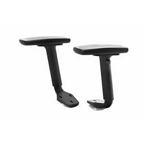 Accoudoirs 3D pour Siège de bureau Tekna - Noir - Hauteur, profondeur, largeur réglables
