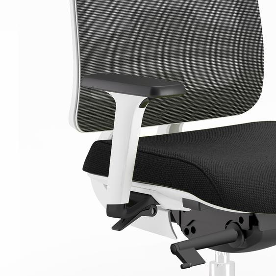 Accoudoirs réglables 4D pour siège Tarah - Blanc