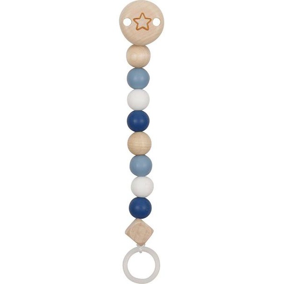 Accroche-tétine Étoile Bleue Bleu