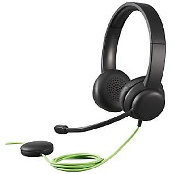 Acer GP.HDS11.01N, Avec fil, Appels/Musique, 20 - 20000 Hz, 160 g, Casque, Noir