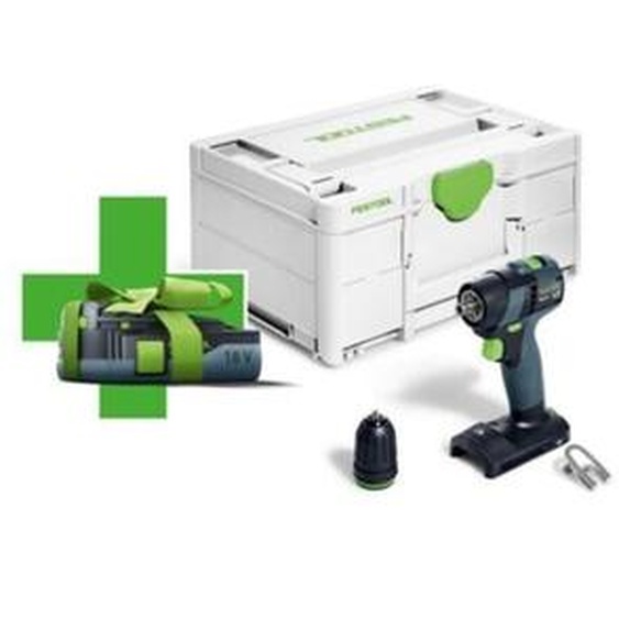 Action : Festool Perceuse-visseuse à accu txs 18-Basic-3,0 - 578064 avec 1 accu gratuit dans la livraison