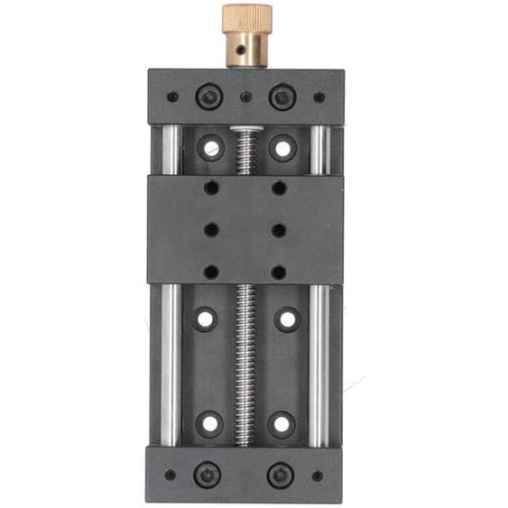 Actionneur à platine linéaire Table coulissante manuelle Alliage daluminium Haute précision avec base