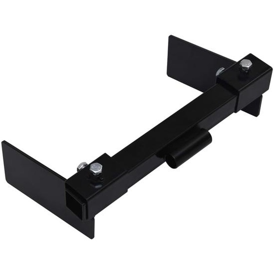 Adaptateur de chasse-neige pour tondeuse à gazon Noir