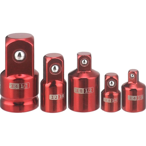 Adaptateur de douille, adaptateur de douille à choc, kit dadaptateur de douille à choc, kit de conversion de clé à choc, réducteur de douille, kit dadaptateur de douille à verrouillage, adaptateur de douille en acier Cr-V