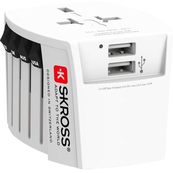 Adaptateur de voyage Secteur MUV 2 USB rigid box 2022
