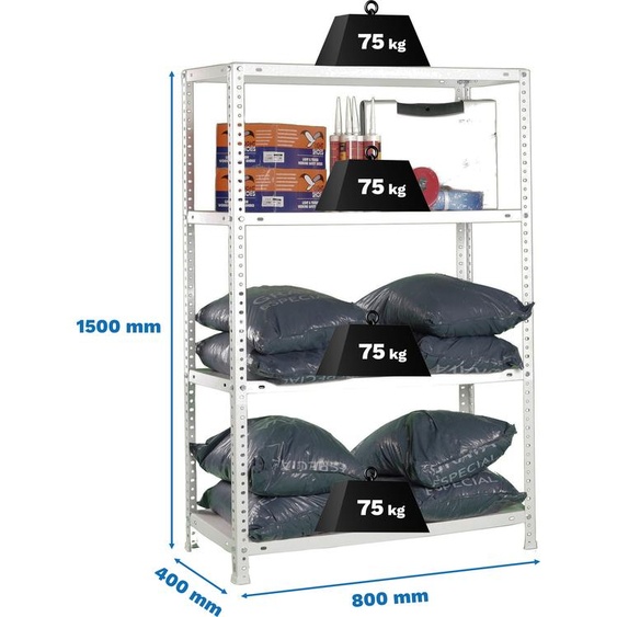 ADVANTAGE MINI 4/400 1500 BRANCA Étagère métallique
