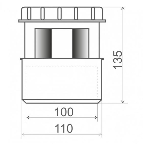Aérateur à membrane femelle 100-110 - REGIPLAST - AM100