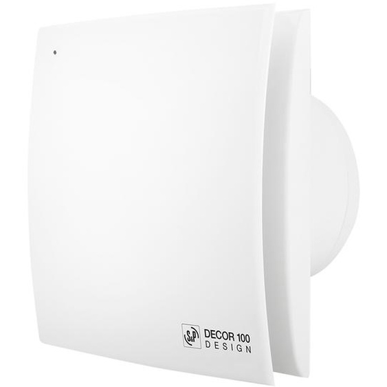 Aérateur extra plat 100 CR 80 m3/h 10,7 W D 100 mm S&P 401447