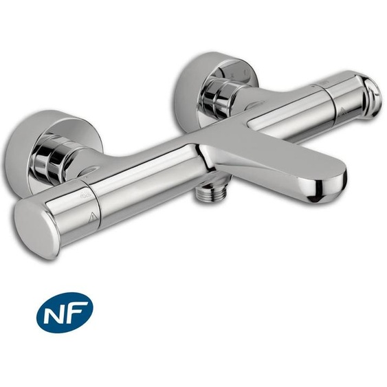 Aero mitigeur bain-douche thermostatique chromé Huber