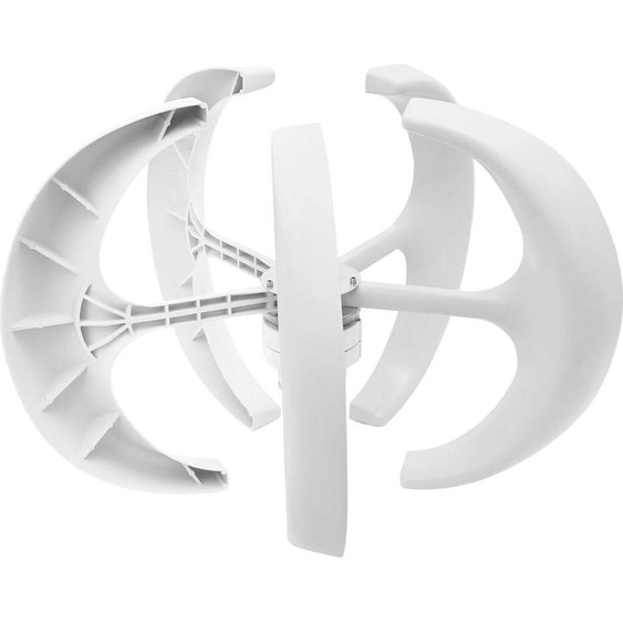 Aérogénérateur - Eolienne - 600W 24V - 5 pales - IP67 - Frein électromagnétique - CE - Blanc