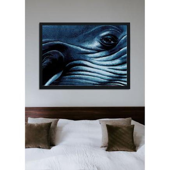 Affiche Art par Amandine Delaunay - Baleine bleue