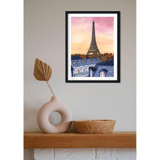 Affiche Art par Clara Panetier - Eiffel Tower