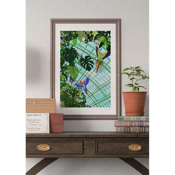 Affiche Art par Clara Panetier - Serre Tropicale