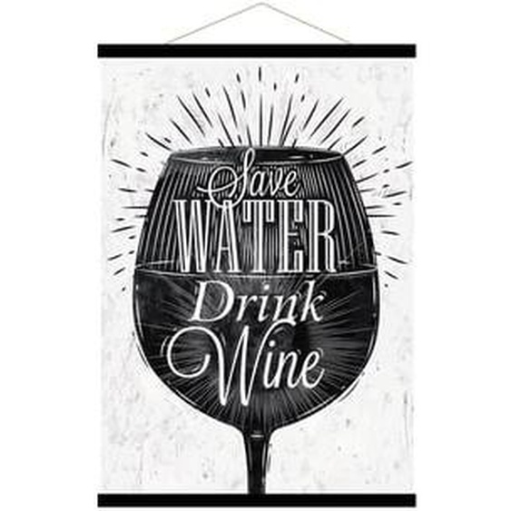 Affiche Kakemono Citation Vin 40x60cm