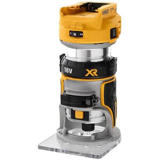 Affleureuse 18V XR (sans batterie ni chargeur) - DEWALT - DCW600N-XJ