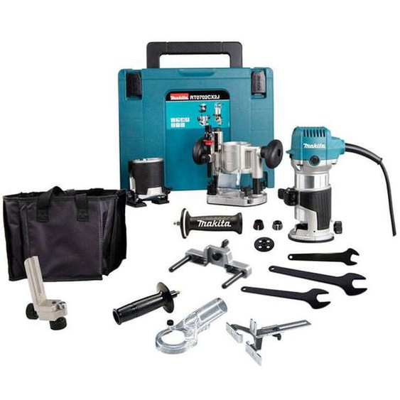 Makita - Affleureuse RT0702CX2J (710 w)