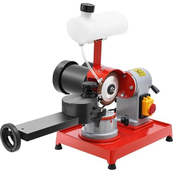 Affûteuse de lames de scie - Affûteuse de lames de scie circulaire - 370 W - 2850 tr/min - Angle réglable - Pour le travail du bois - Rouge
