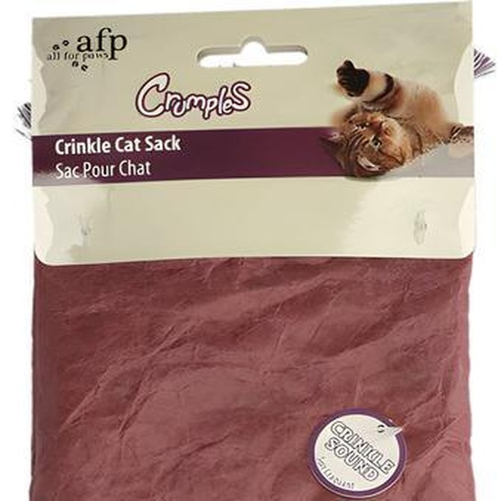 AFP Crumples Crinkle Cat Sack Violet