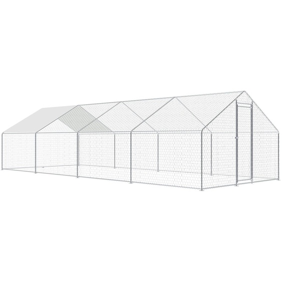 Aga Enclos à grillage DS5517 3x8x2 m