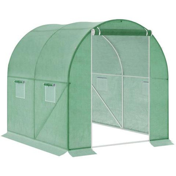 Aga24 - Aga Serre de jardin tunnel MR4001CH 2x2x2 m
