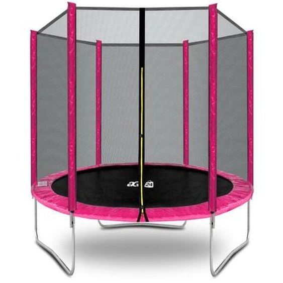 Aga SPORT TOP Trampoline 180 cm Rose + filet de protection