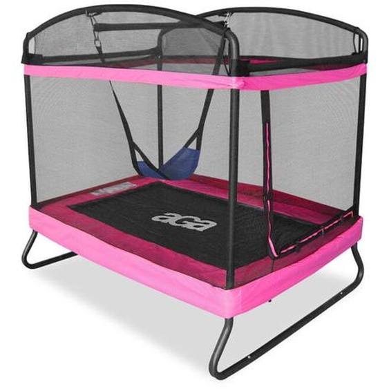 Aga Trampoline rectangulaire 122x183 cm Rose