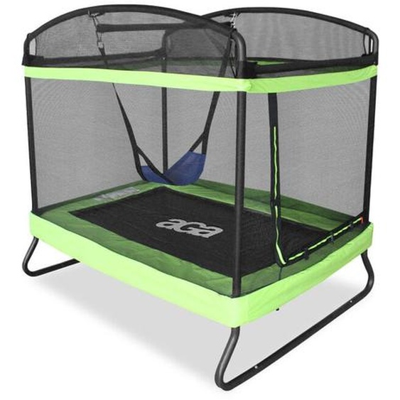 Aga Trampoline rectangulaire 122x183 cm Vert clair