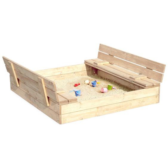 Aga24 - Aga Bac à sable en bois pour enfants 120x120 cm