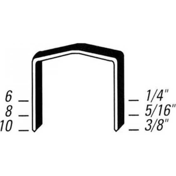 Agrafe STCR - H. 8 mm - BOSTITCH - Boîte de 5000 - STCR501908Z