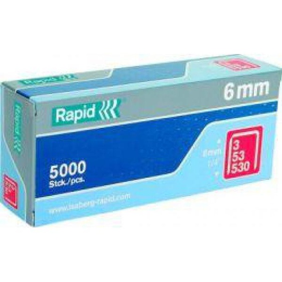 Agrafes Isaberg Rapid standard 53 / 10 L 004 Paquet = 5000 pièces Isaberg type 53 standard - 40108659