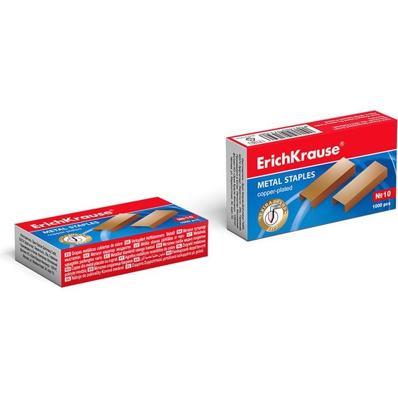 Agrafes n° 10 extra pointues et résistantes, 1000 pièces, cuivrées