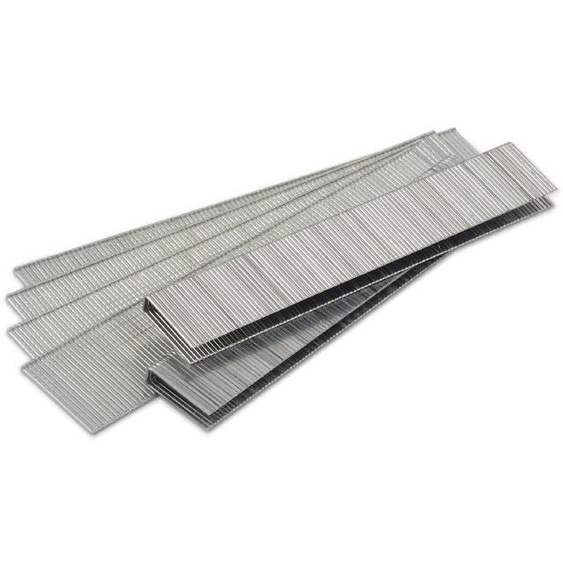 Agrafes pneumatiques Powerplus 1000 pièces G18 - Agrafes de rechange longueur 25mm acier