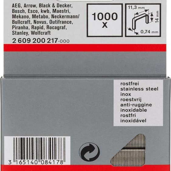 Agrafeuse Bosch 1000 14/11,4mm Type53 rouille