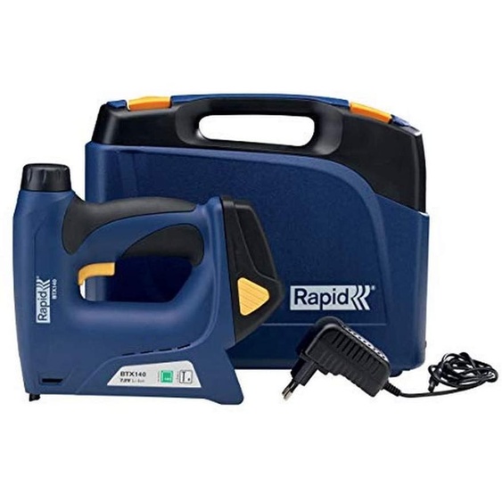 Agrafeuse-cloueuse 7,2 V BTX140 + batterie + chargeur + coffret RAPID 5001387