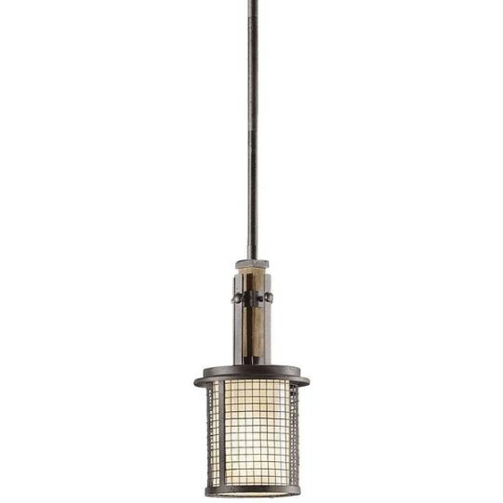 Ahrendale lampe suspendue en fer antique 1xE27 60W Kichler