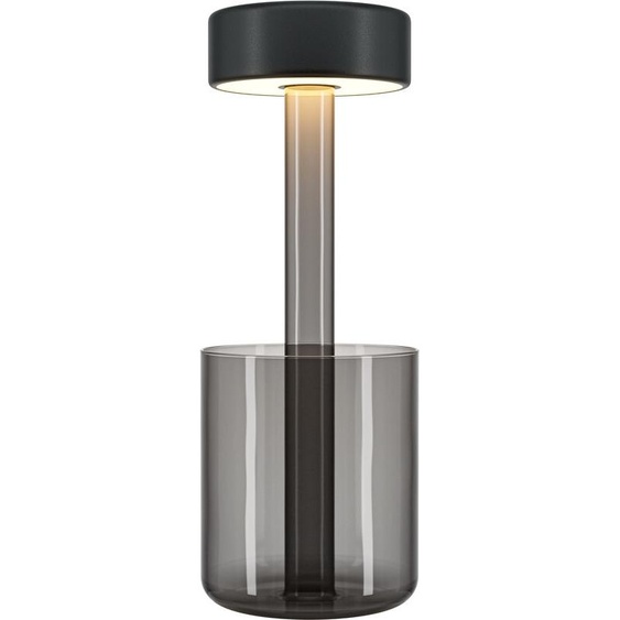 AI Collaboration LED 3W lampe de table vase en verre fumé Maytoni